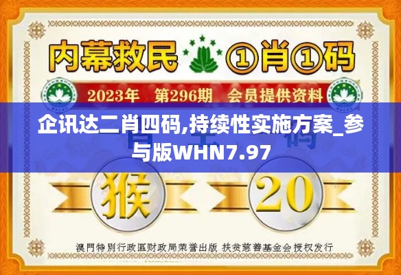 企讯达二肖四码,持续性实施方案_参与版WHN7.97