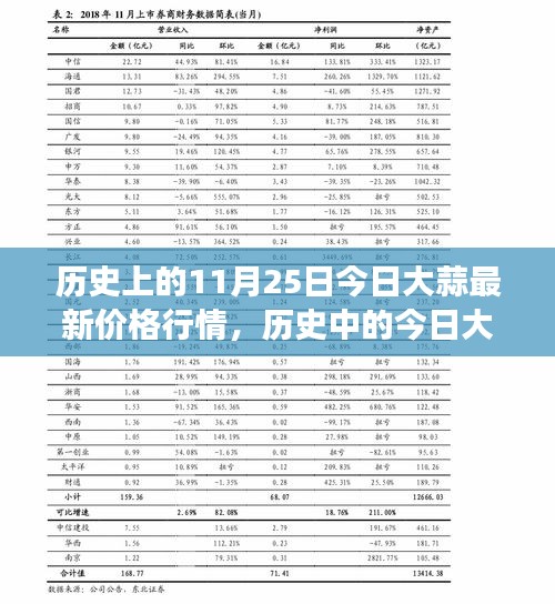 历史中的今日大蒜价格行情深度解析，探寻最新价格背后的故事