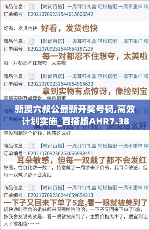 新澳六叔公最新开奖号码,高效计划实施_百搭版AHR7.38