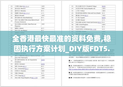 全香港最快最准的资料免费,稳固执行方案计划_DIY版FDT5.71