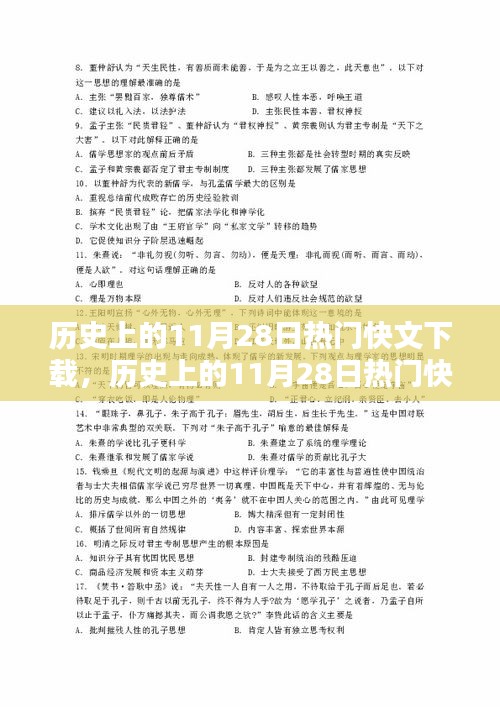 历史上的11月28日热门快文下载，历史上的11月28日热门快文下载，全面评测与介绍