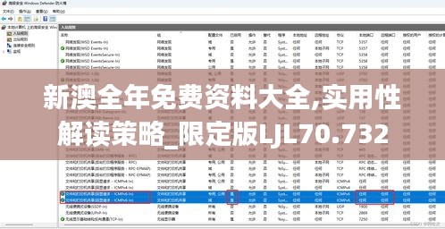 新澳全年免费资料大全,实用性解读策略_限定版LJL70.732