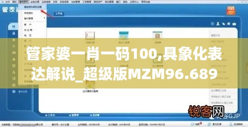 管家婆一肖一码100,具象化表达解说_超级版MZM96.689