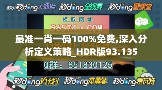 最准一肖一码100%免费,深入分析定义策略_HDR版93.135