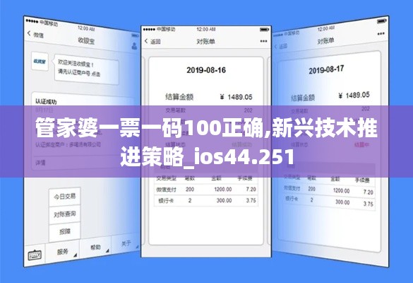 管家婆一票一码100正确,新兴技术推进策略_ios44.251