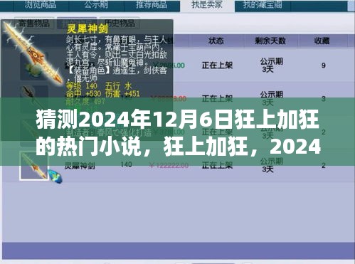 励志传奇，狂上加狂热门小说预测——2024年12月6日热门小说展望