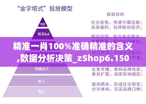 精准一肖100%准确精准的含义,数据分析决策_zShop6.150