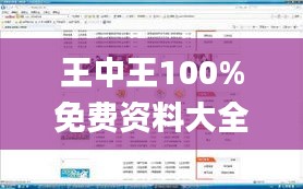 王中王100%免费资料大全,迅速处理解答问题_网页版8.942