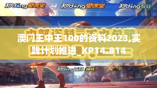 澳门王中王100的资料2023,实践计划推进_XP14.814