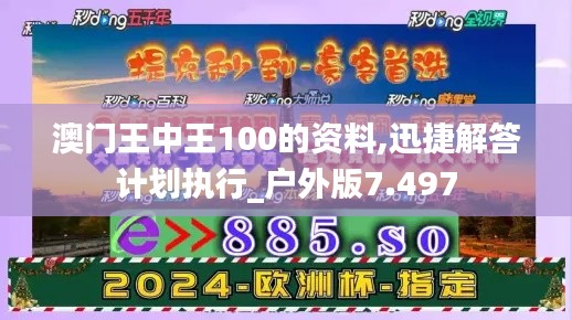 澳门王中王100的资料,迅捷解答计划执行_户外版7.497