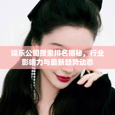 娱乐公司搜索排名揭秘，行业影响力与最新趋势动态