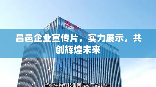 昌邑企业宣传片，实力展示，共创辉煌未来